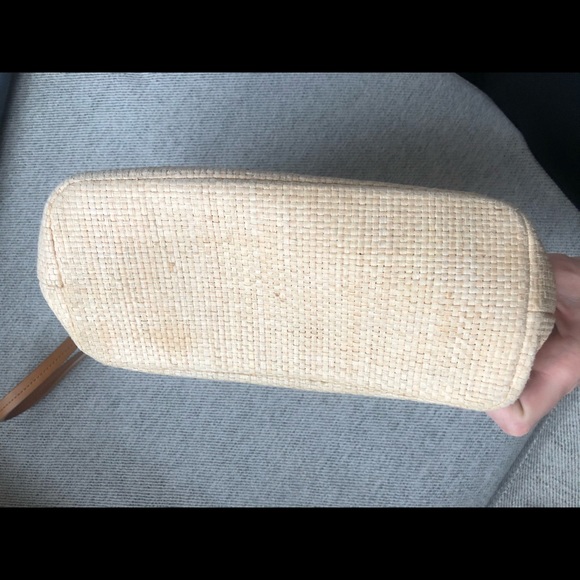 Vintage Genuine Fossil Straw Shoulder Bag pristine - Picture 8 of 8